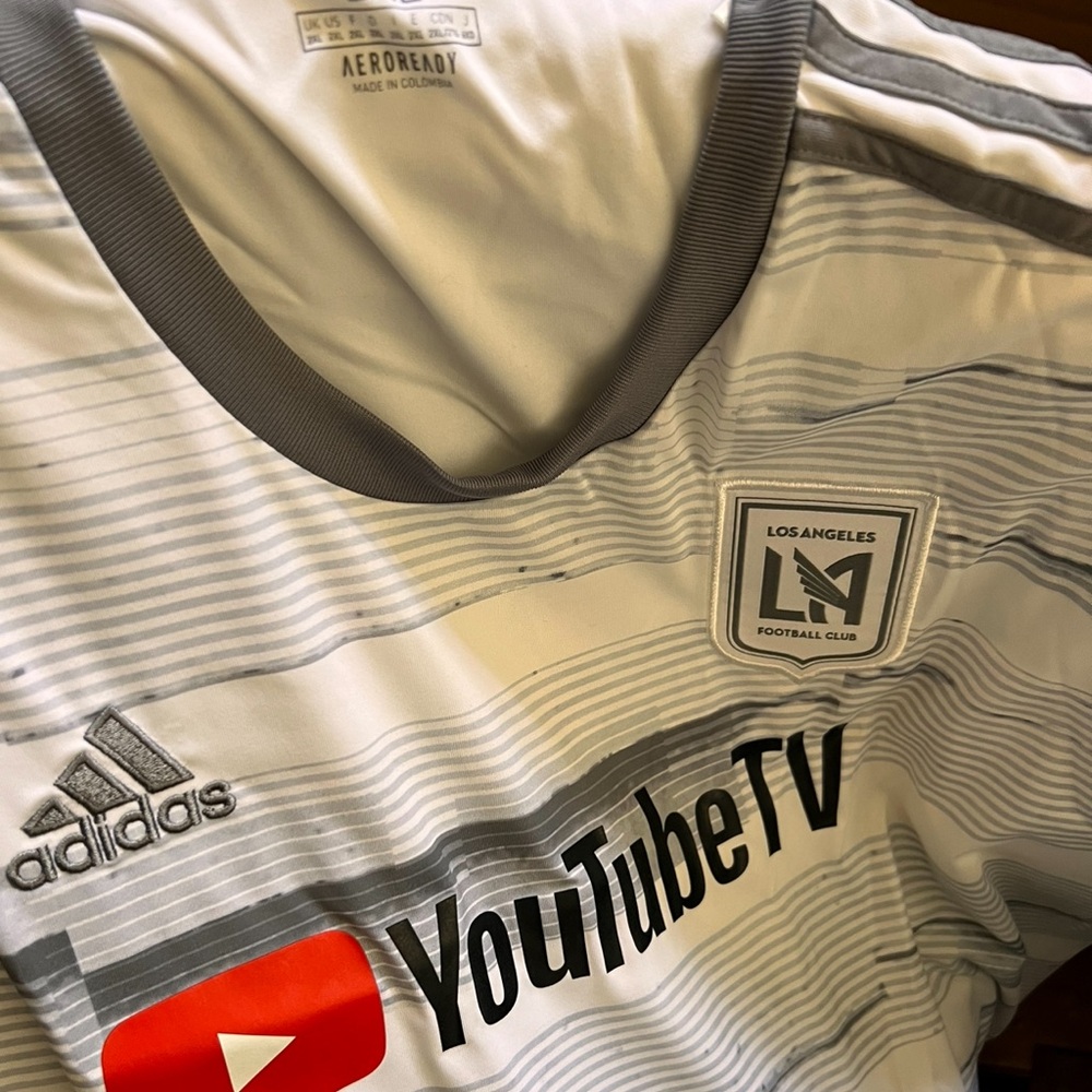 2019/20 Los Angeles FC Away Jersey Adidas 2XL LAFC MLS Soccer NEW